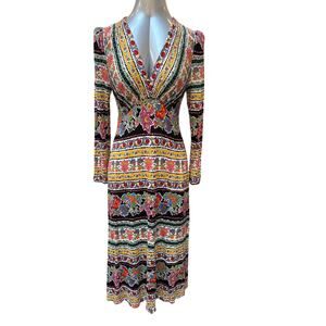 Boden Rebecca Tea Jersey Dress In Carnation Bloom Women's Size 6